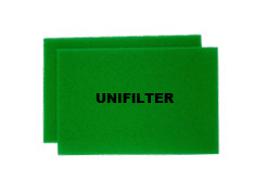 유니필터 에어크리너 리필용 여과재(Uni Air Filter Filter-Foam)[삼성자동차용] - 4(2*2)개(원조습윤식필터, 유사품 주의!!)