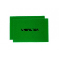 유니필터 에어크리너 리필용 여과재(Uni Air Filter Filter-Foam)[삼성자동차용] - 4(2*2)개(원조습윤식필터, 유사품 주의!!)