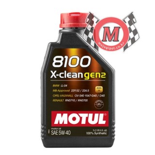 모튤 8100 X-클린 Gen2 5W40 (신형) 1L 1개