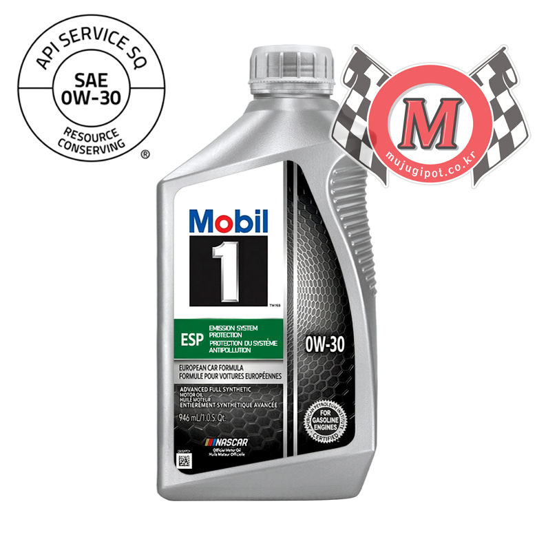 모빌원 ESP SQ/C3 0W30 (미국산) - 946ml