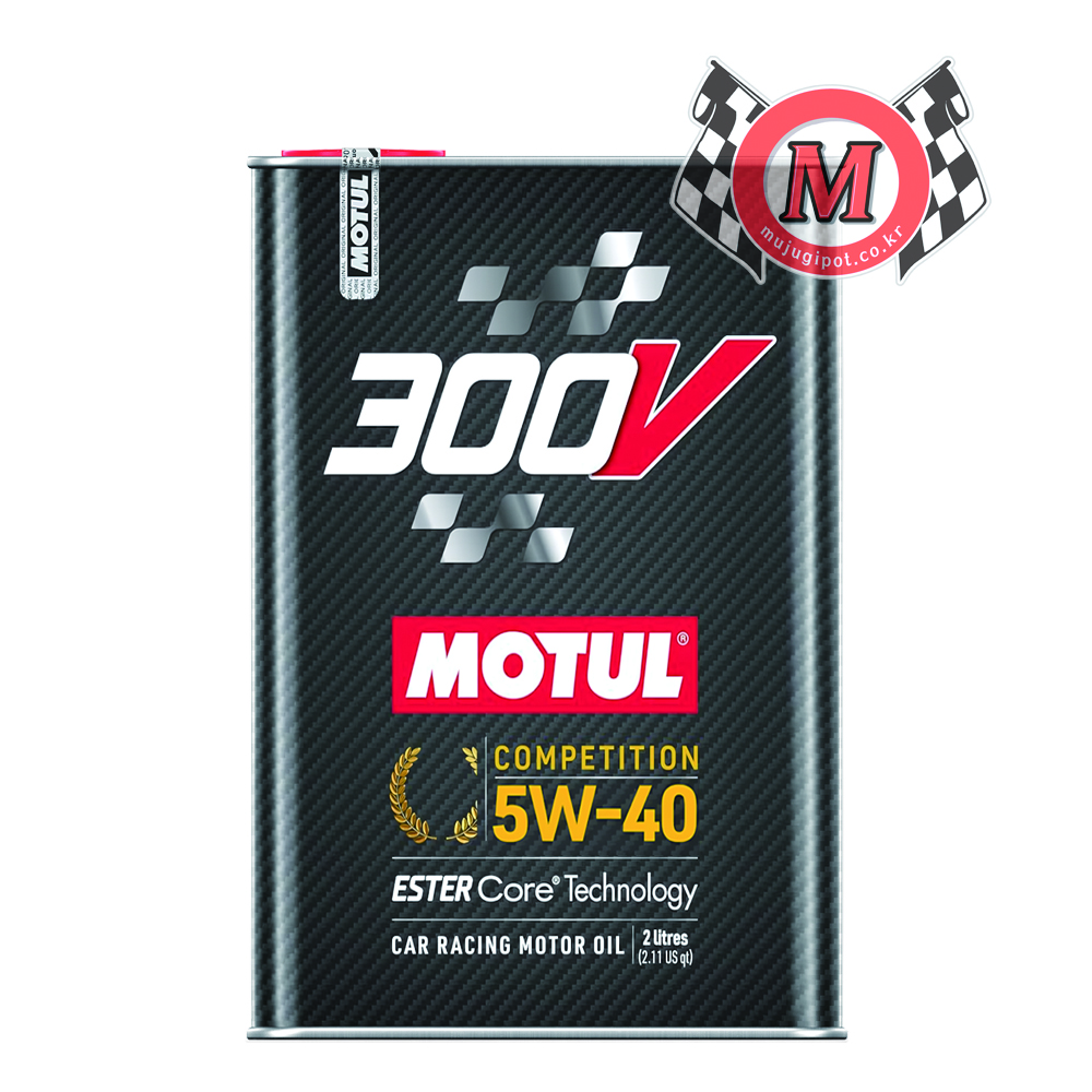 모튤 300V 컴피티션 5w40 [2L] / 철캔제품 신형