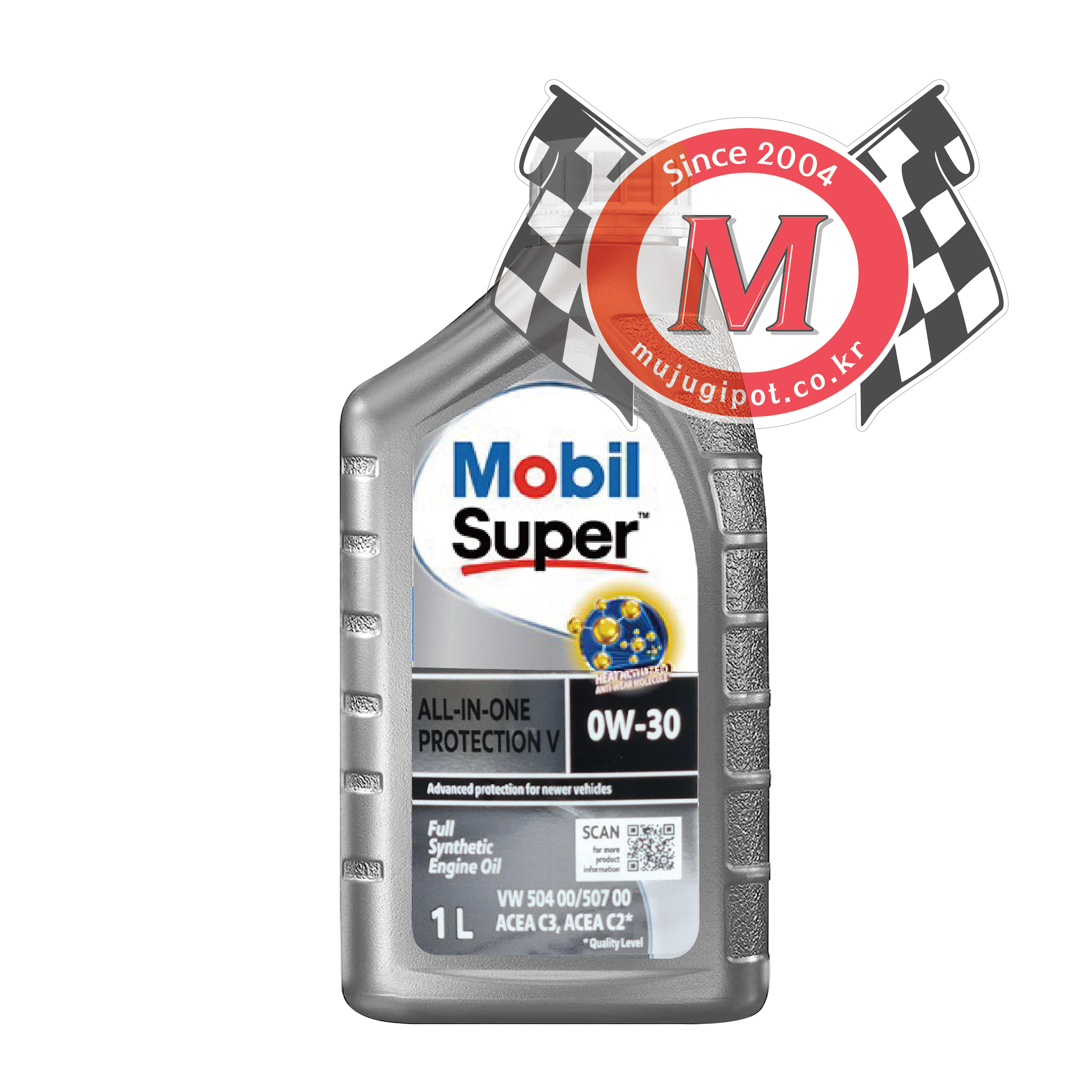 모빌 슈퍼 올인원 프로텍션 V 0W30 1L